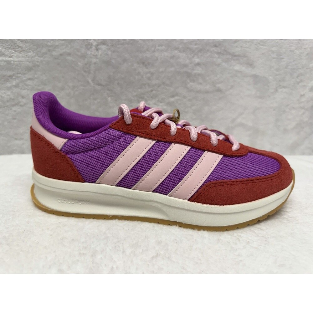Adidas Run 70s 2.0 Girls Size 6Y Pink Purple Retro Running Shoes Sneakers